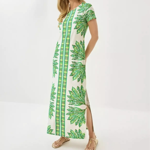 NWT Lilly Pulitzer Kaden Maxi Dress - Kitt's Green - Picture 4 of 4